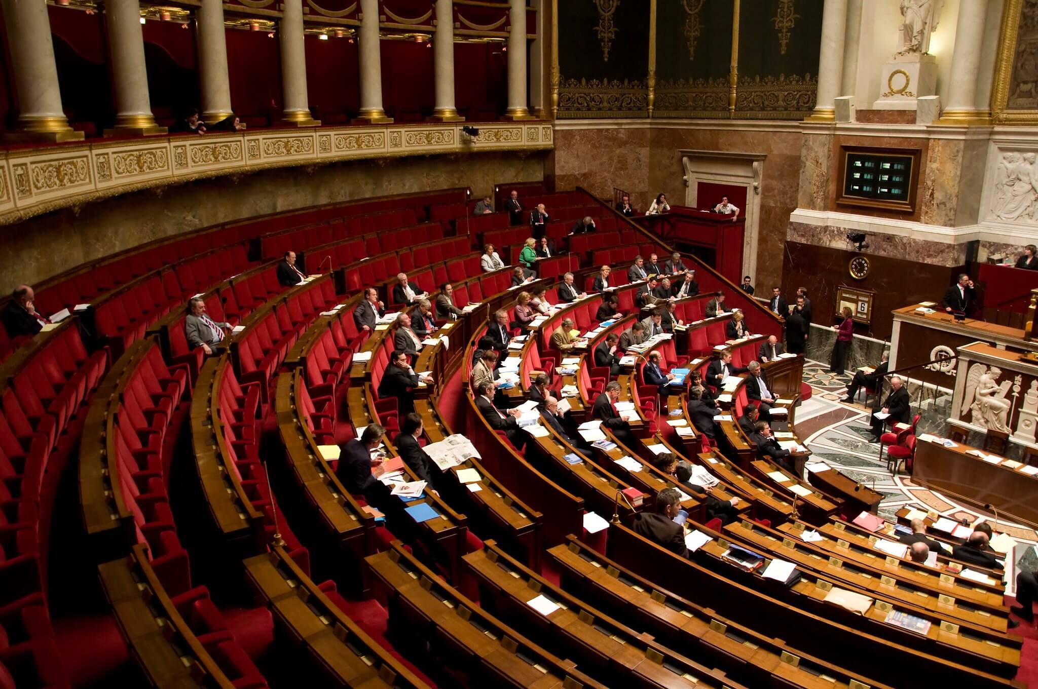Hémicycle de l'Assemblée nationale